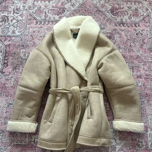 Wild Fable Cream Sherpa Jacket